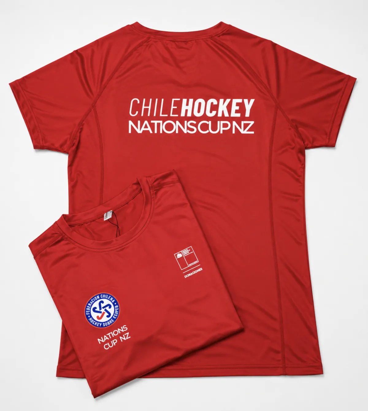 Polera dry-fit para Chile Hockey — Estampado