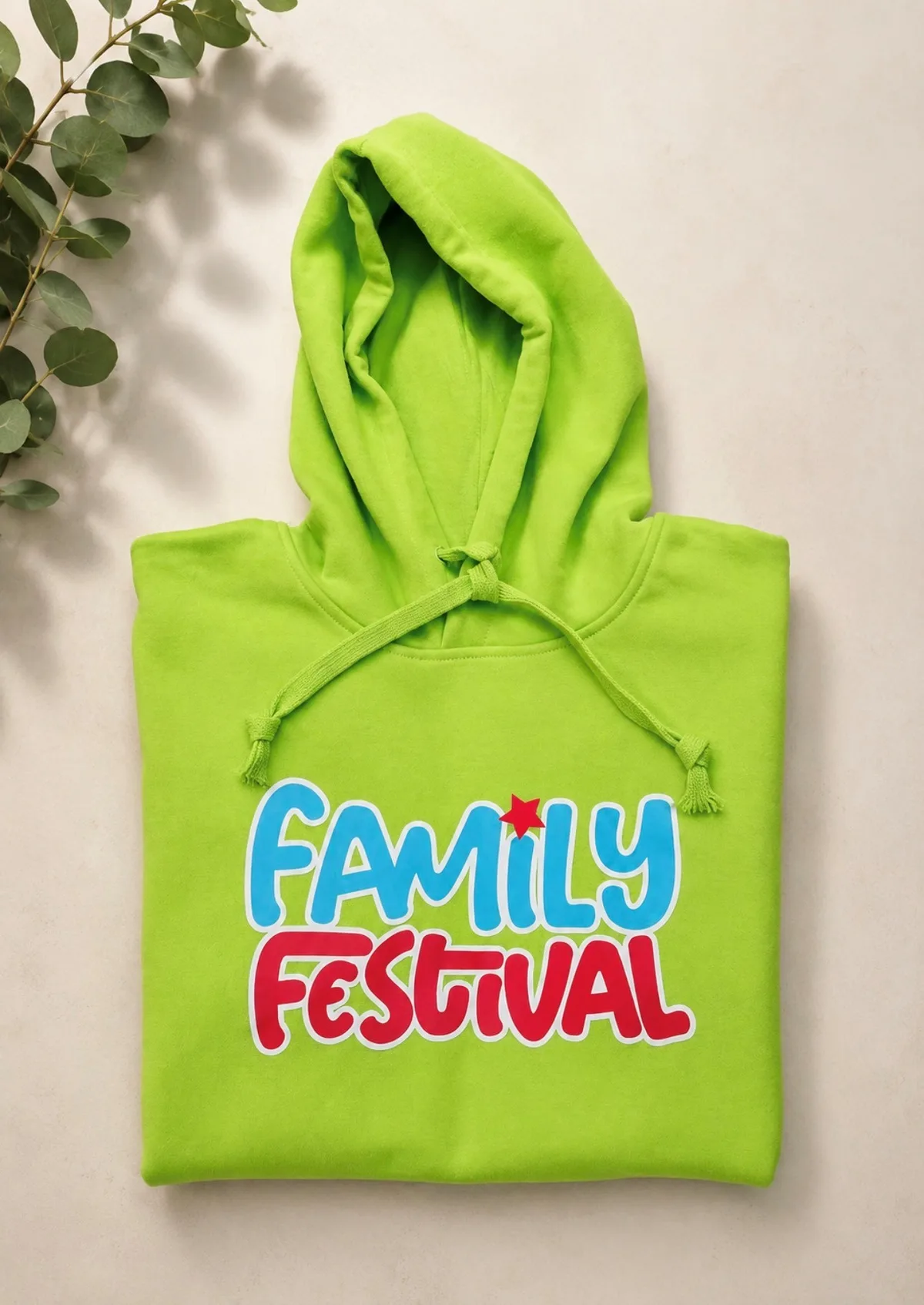 Polerón canguro para Family Festival — Estampado